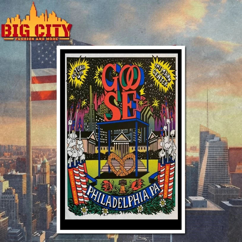Goose 10.4.2025 Philadelphia Event Poster shirt