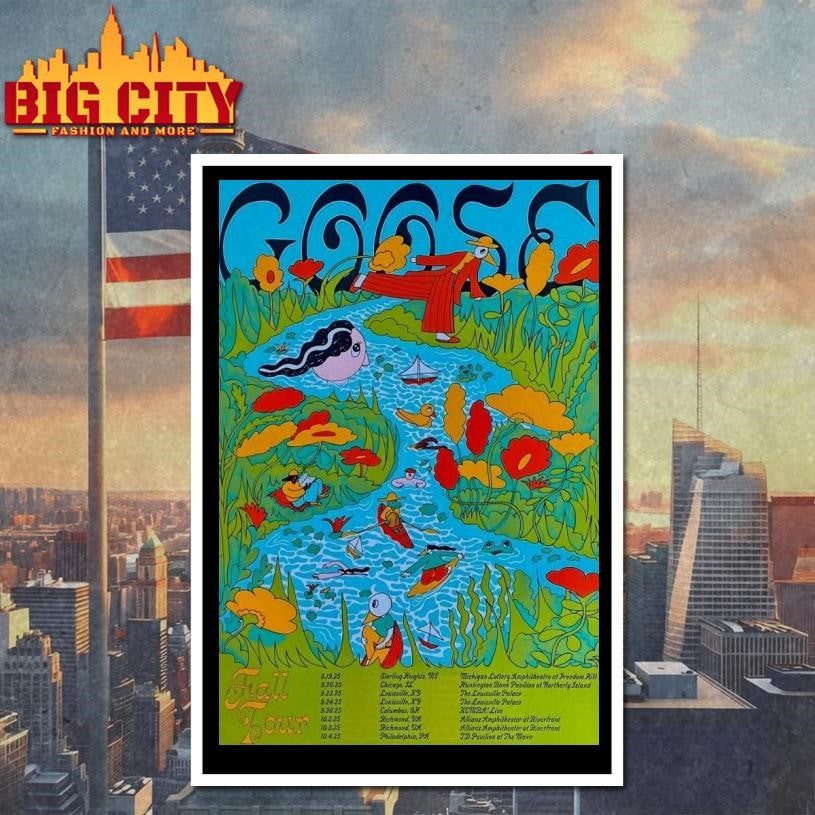 Goose Fall 2025 Shows Poster Shirt