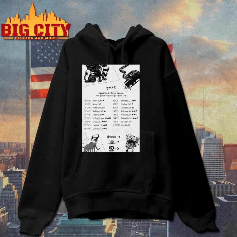 Goose Fall Tour 2025 Poster Shirt