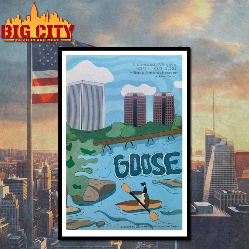 Goose Oct 2-3 2025 Allianz Amphitheater Poster shirt