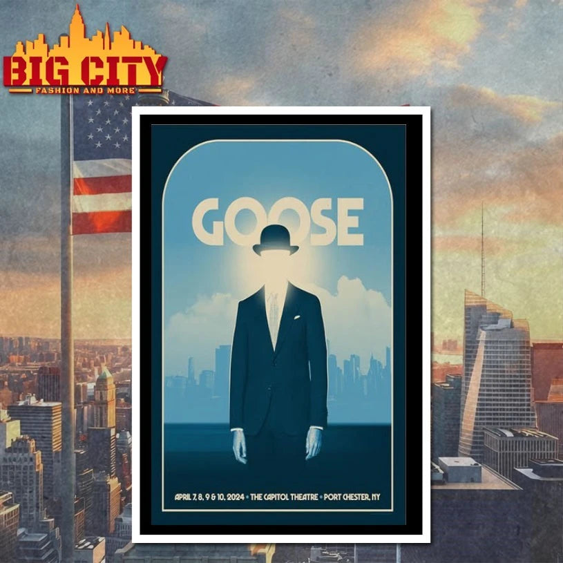 Goose The Band Port Chester, NY Apr 7 &amp; 10, 2024 poster Shirt