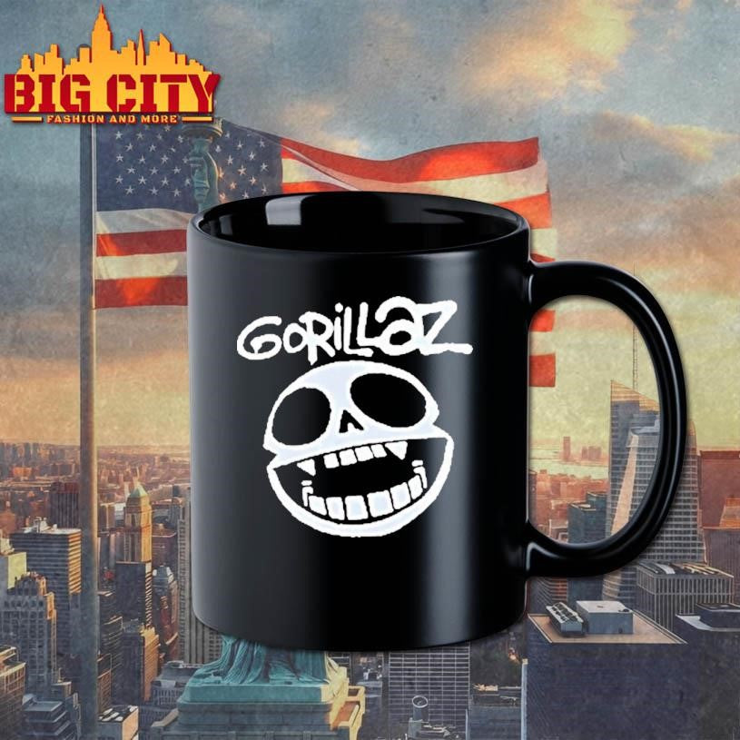 Gorillaz Band Skull Logo Shirt