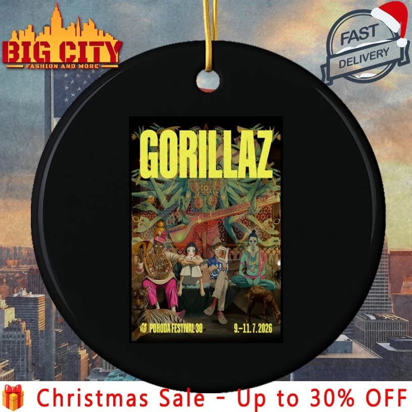 Gorillaz Trenčín Slovakia July 9-11 2026 Poster shirt