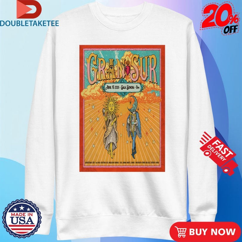 Official Gran Sur Apr 16 2026 Roma Norte Mexico City Shirts