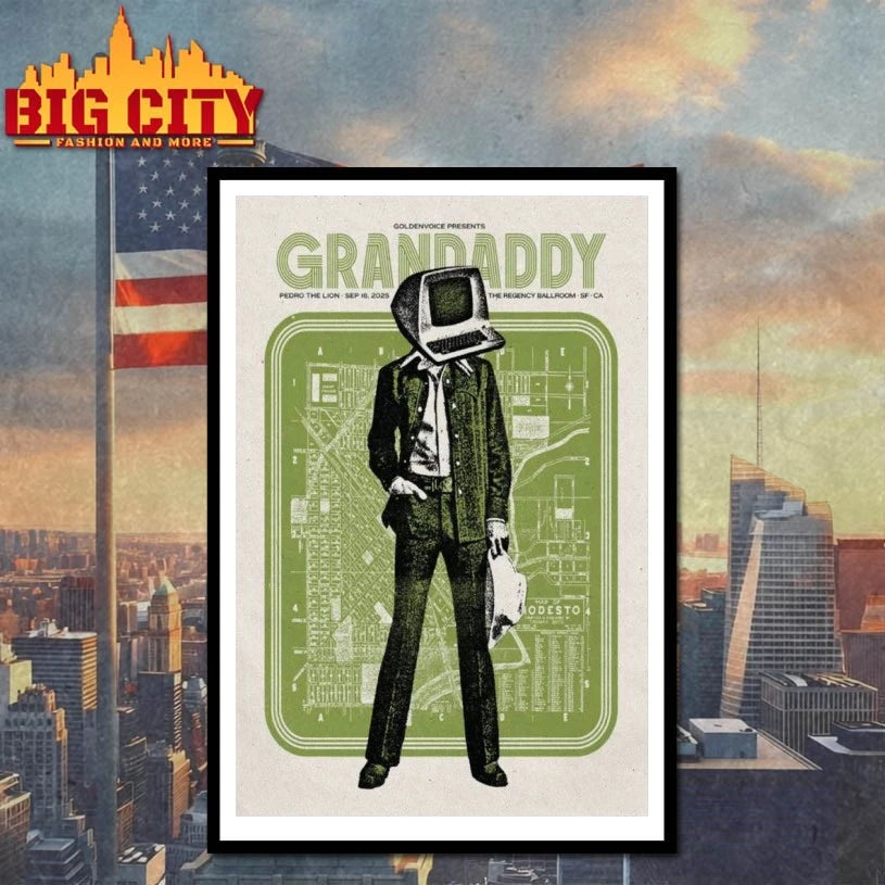 Grandaddy Indie Rock Band Artwork 2025 Poster shirt