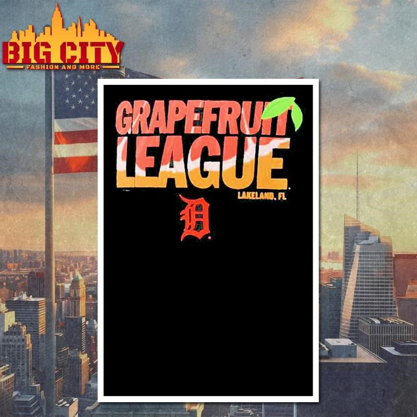 Grapefruit league Detroit Tigers 2026 Spring Training Shirt