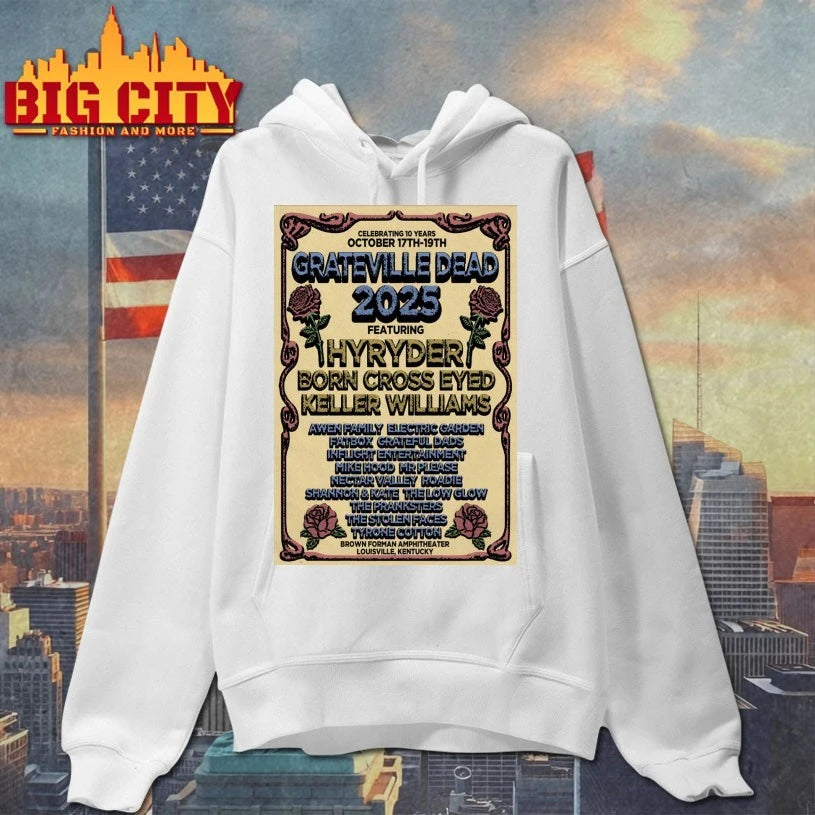 Grateville Dead Louisville Tour On Oct 17-19 2025 Poster Shirt