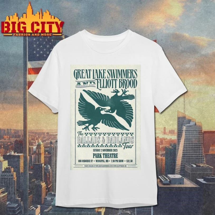 Great Lake Swimmers Winnipeg Tour 2025 Poster Shirt