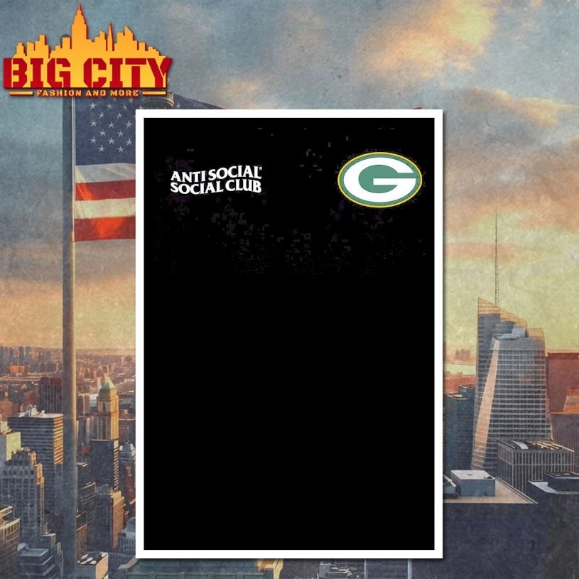Green Bay Packers Anti Social Social Club shirt