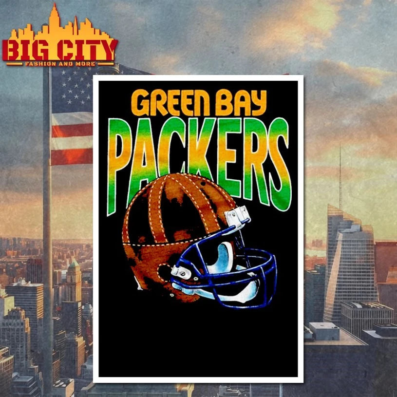 Green Bay Packers Gradient Alt Helmet Shirt
