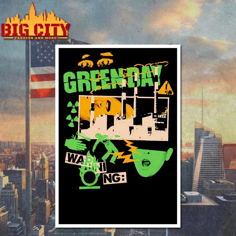 Green Day Power Plant Shirt