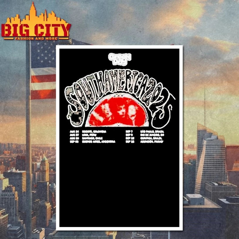 Green Day South America Tour On August 24-September 15 2025 The Saviors Tour Argentina At Huracan Stadium Buenos Aires shirt