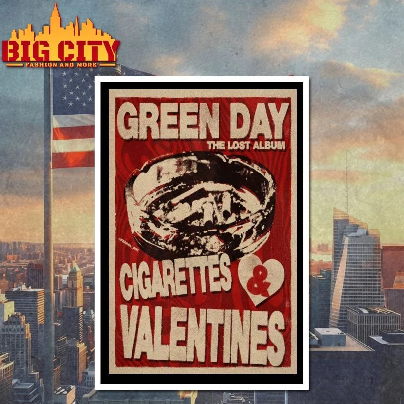 Green Day The Lost Album Cigarettes &amp; Valentines Poster Shirt