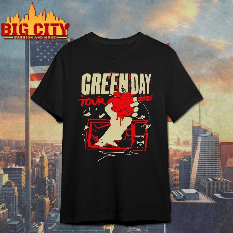 Green Day Tour Sept 19-21 2025 Riot Fest shirts