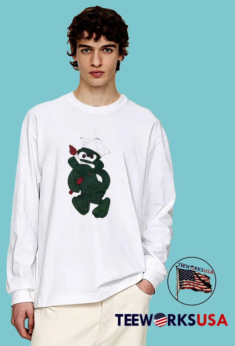 Green Frog Navy Sailor Hat shirt