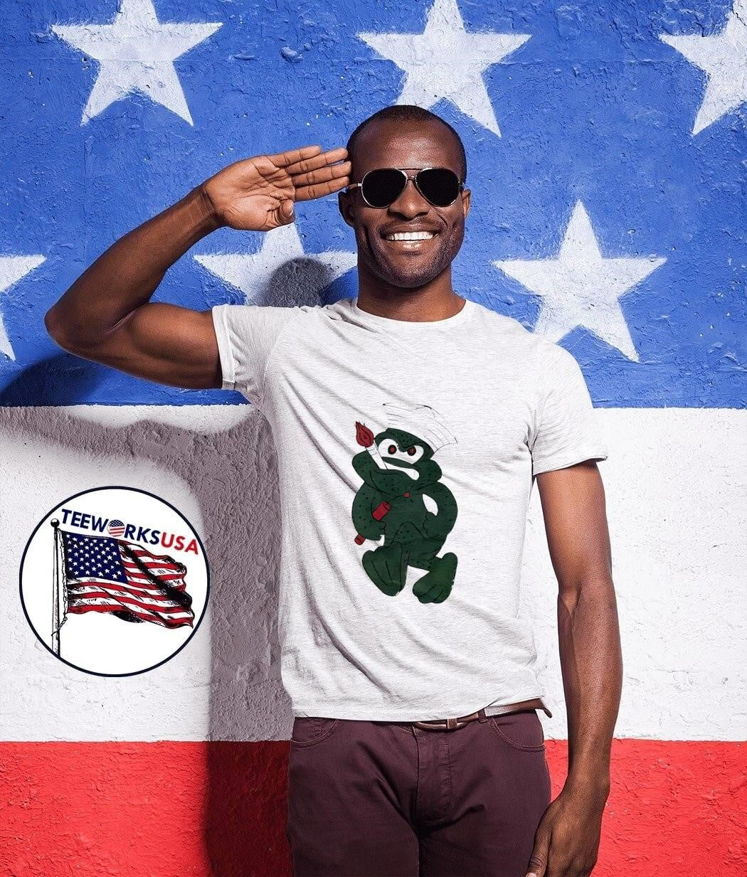 Green Frog Navy Sailor Hat shirt