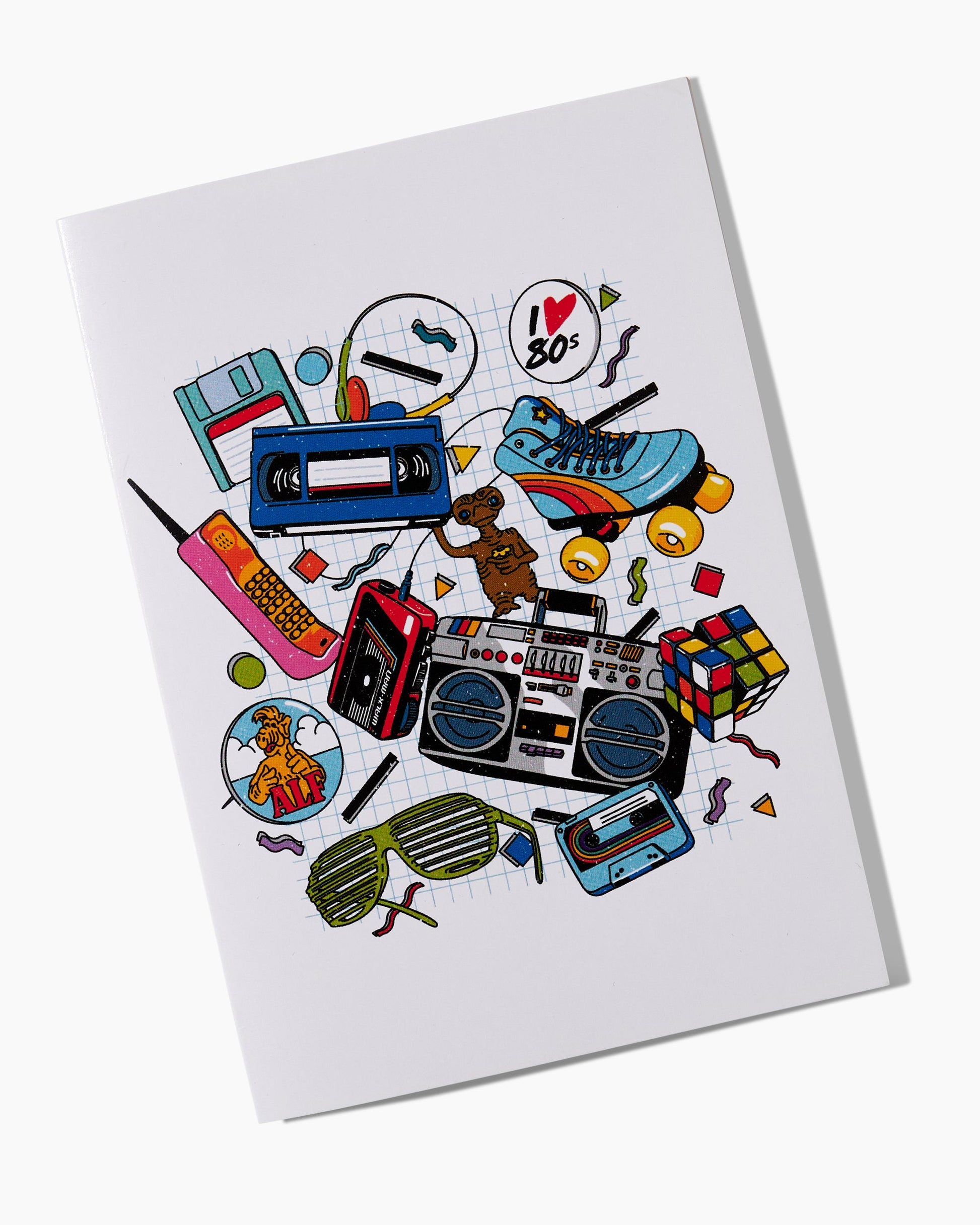 I Heart the 80's Greeting Card