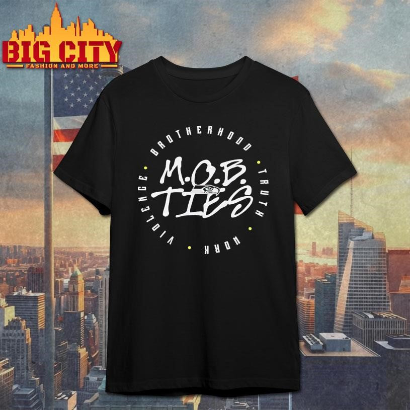 Grey Zabel Seahawks MOB Ties Shirt