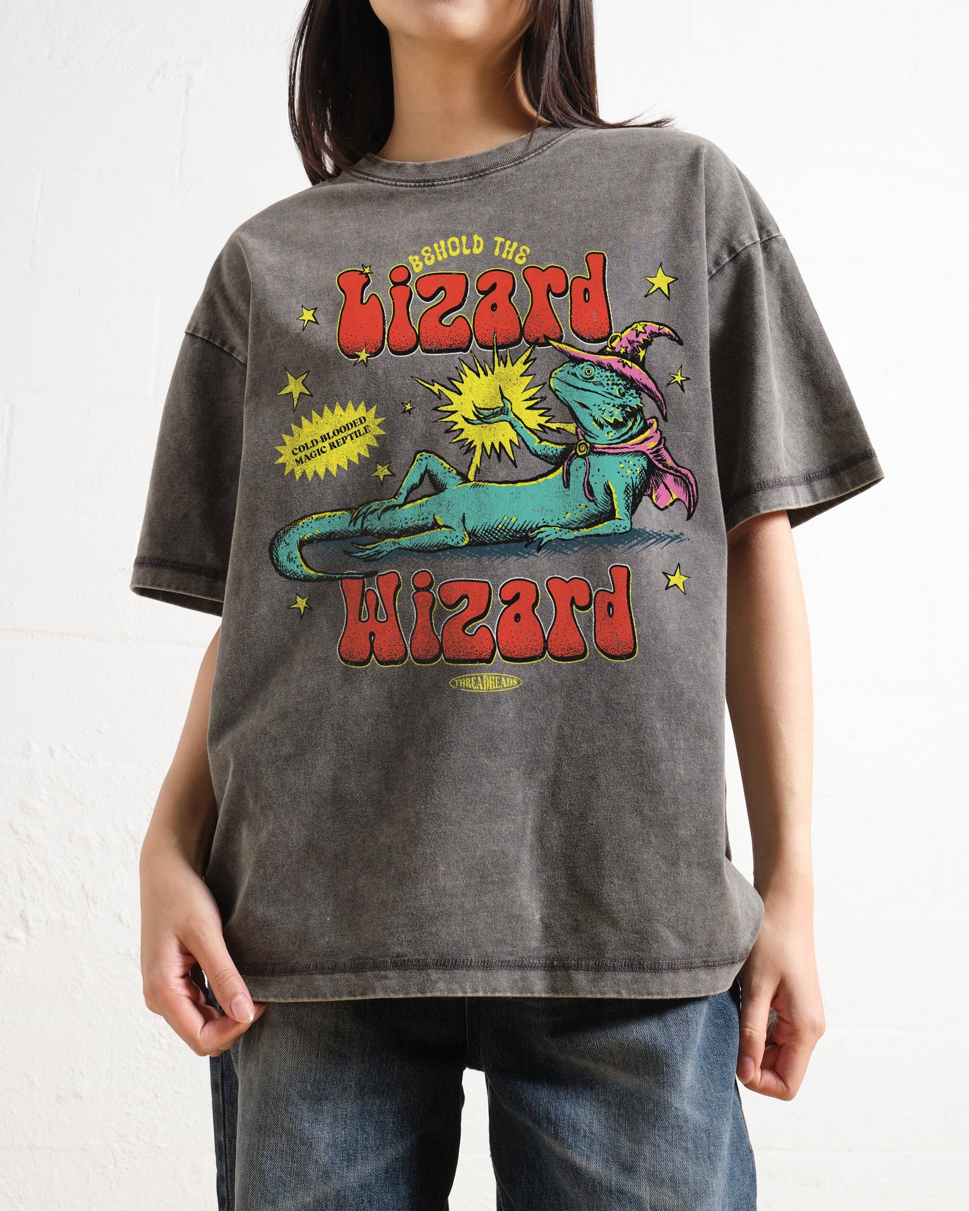 Lizard Wizard Oversized Tee