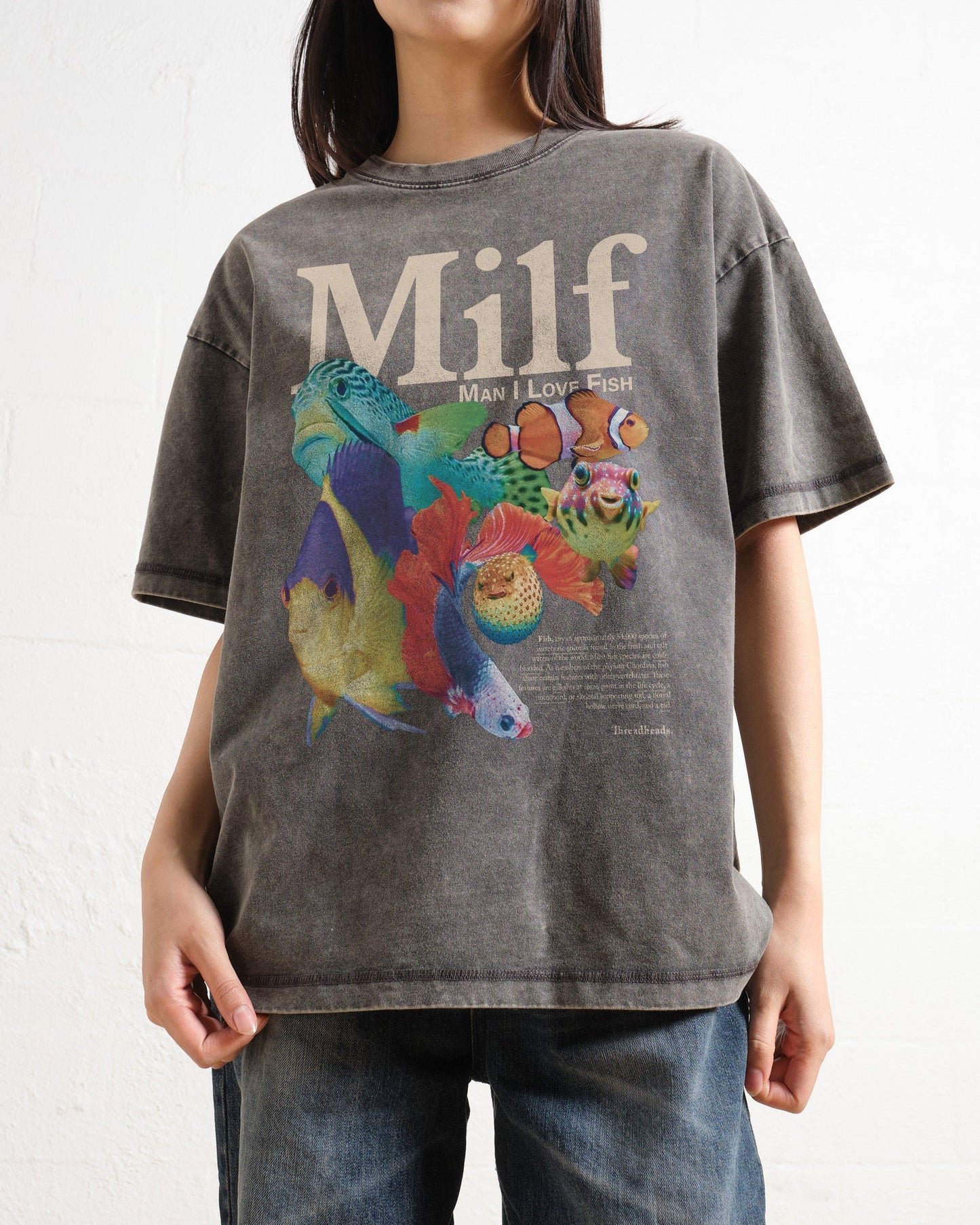 Man I Love Fish Oversized Tee