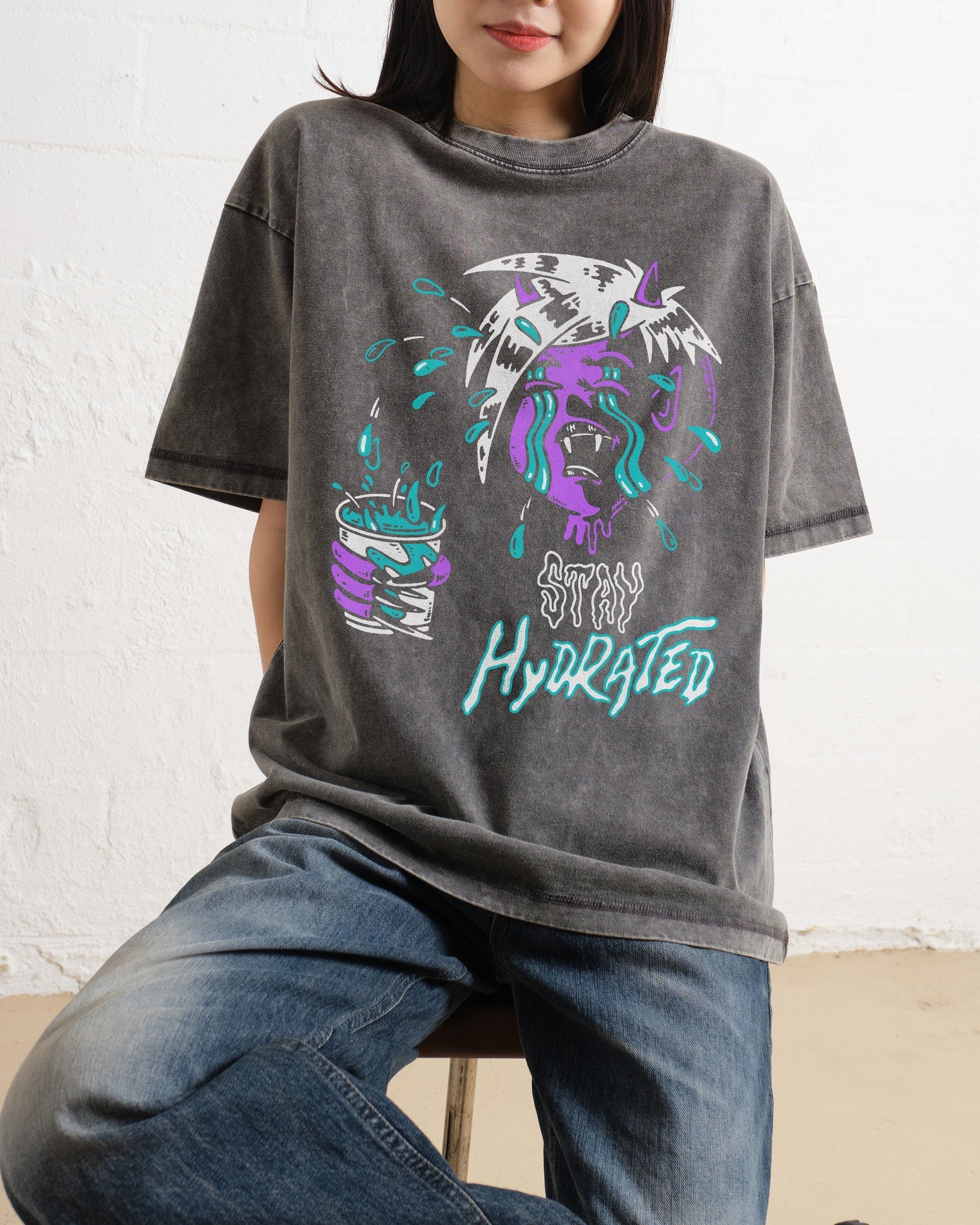 Stay Hydrated Oversized Tee