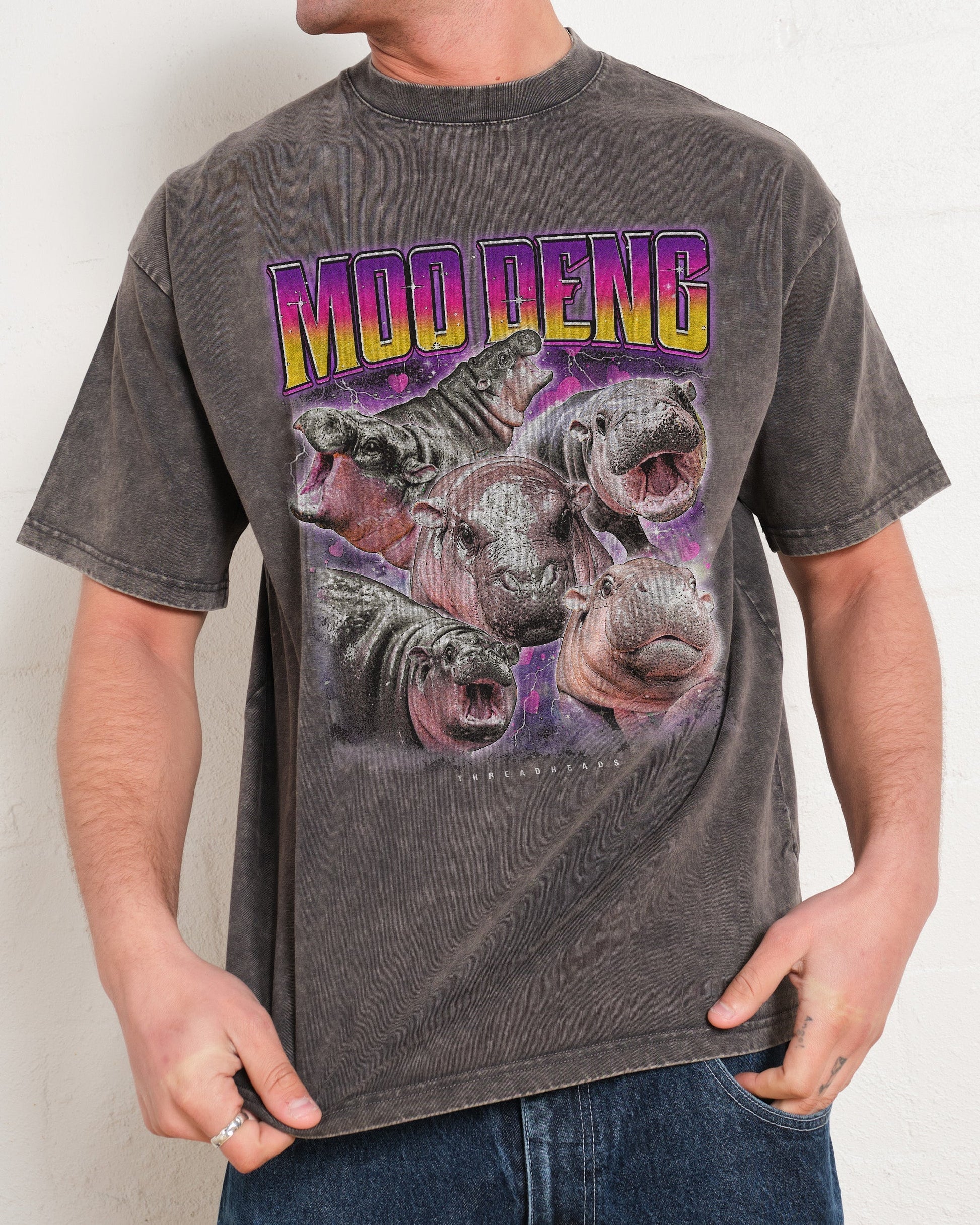 Moo Deng Oversized Tee