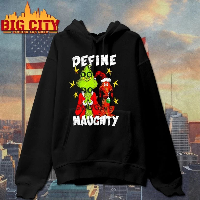 Grinch And Max Christmas Define Naughty shirt