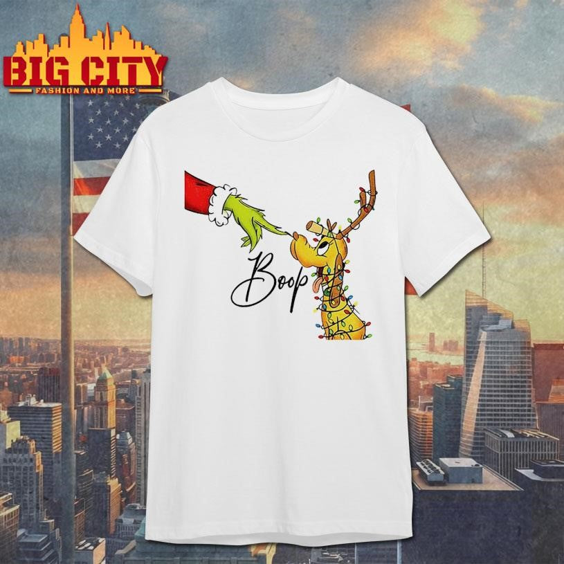 Grinch Boop Reindeer Dog Christmas shirt