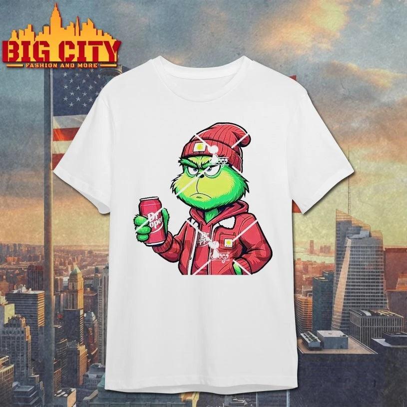 Grinch Christmas Dr Pepper In shirt