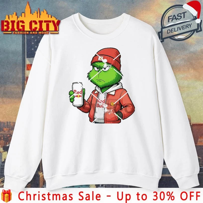 Grinch Christmas Redbull In In shirt