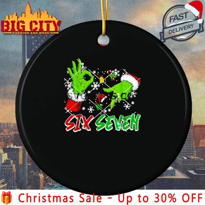 Grinch Christmas Six Seven 6 7 Xmas shirt