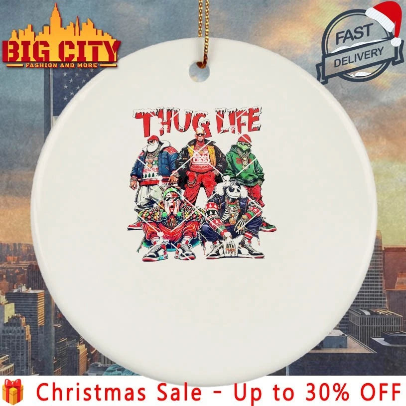 Grinch Christmas Thug Life Christmas Comedy Movies Friends shirt