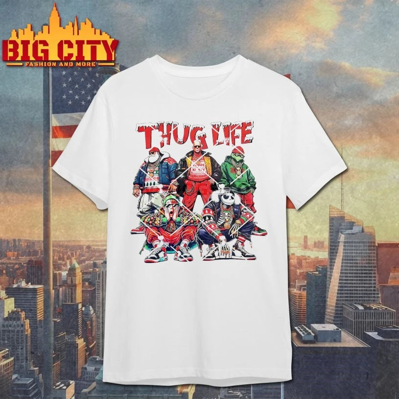 Grinch Christmas Thug Life Christmas Comedy Movies Friends shirt