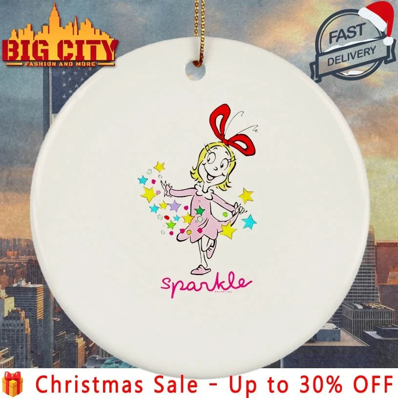 Grinch Cindy Lou Who Sparkle shirt