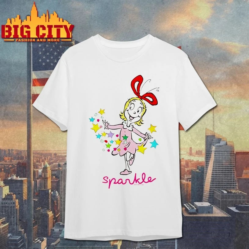 Grinch Cindy Lou Who Sparkle shirt