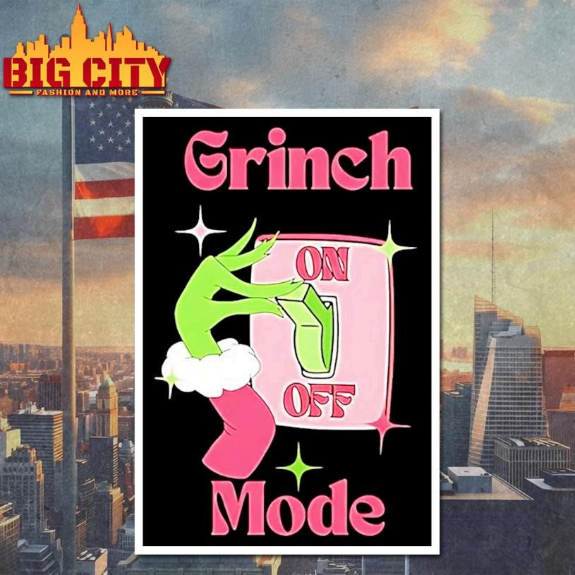 Grinch Mode On Grinch Hand Shirt