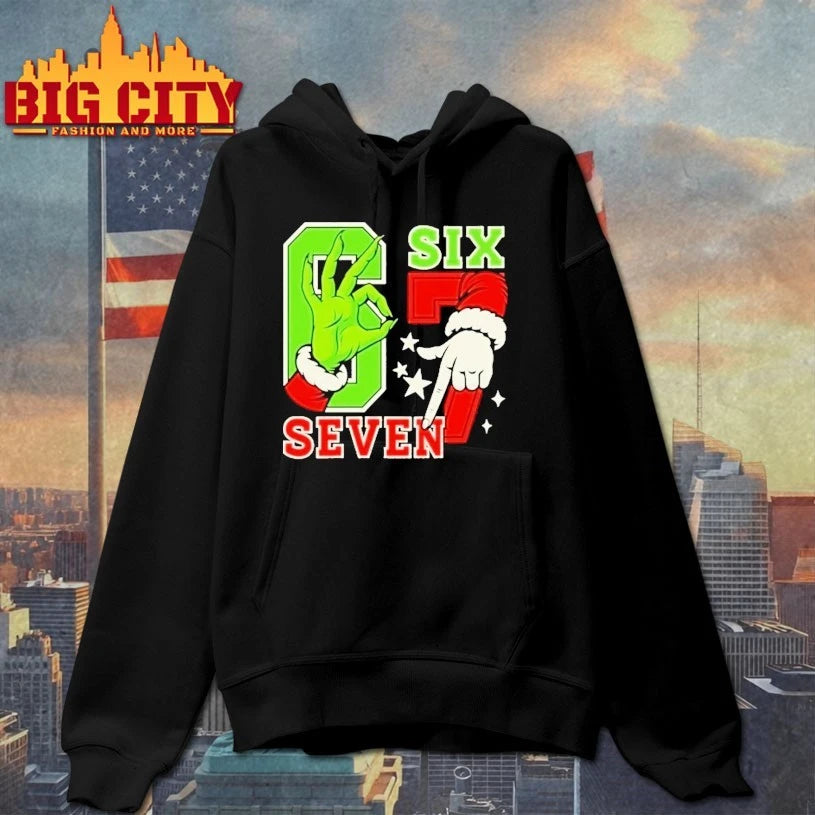 Grinch Santa Hand 67 Christmas shirt