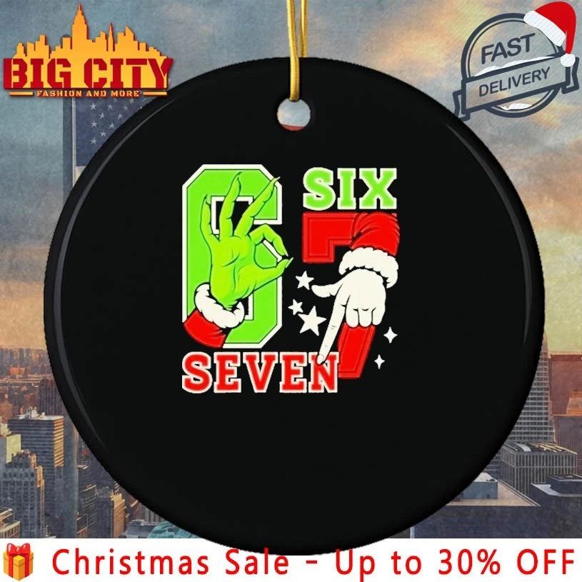Grinch Santa Hand 67 Christmas shirt