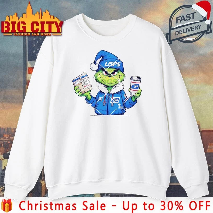 Grinch Winter Suit USPS Christmas shirt