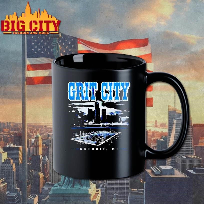 Grit City Detroit Mi Graphic Shirt
