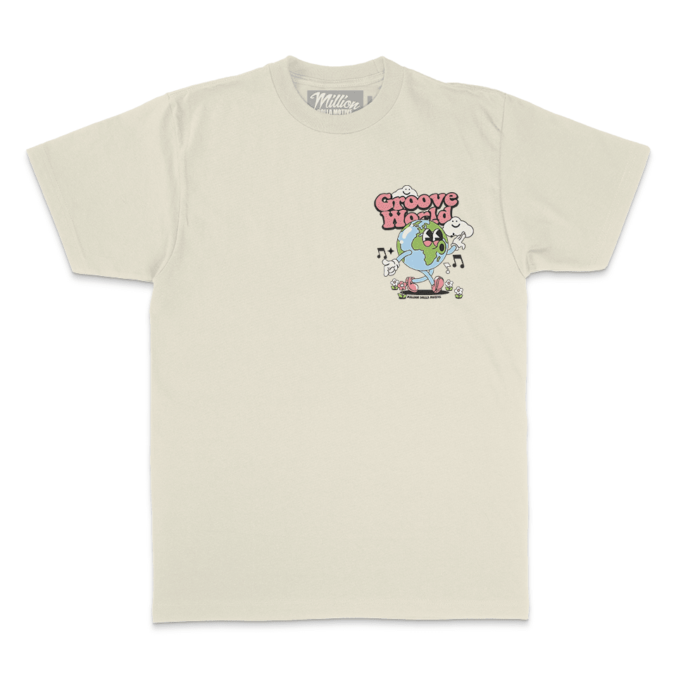 Groove World - Natural Sail T-Shirt