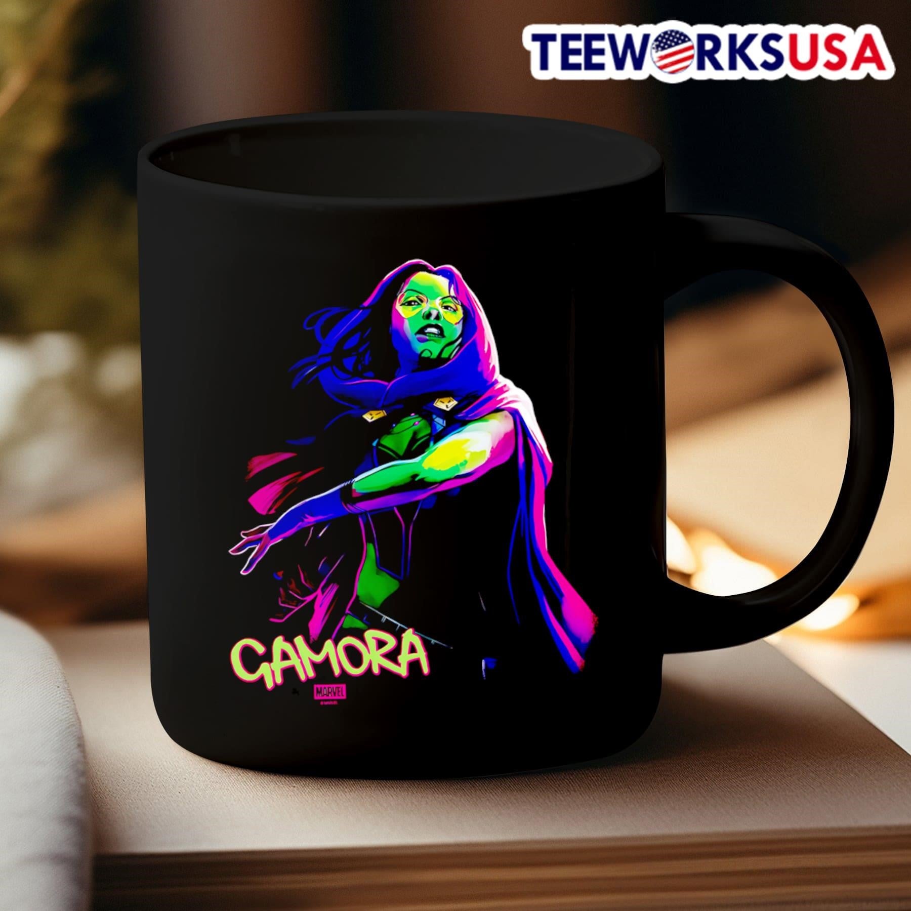 Guardians Of The Galaxy Gamora Name Graphic Shirt