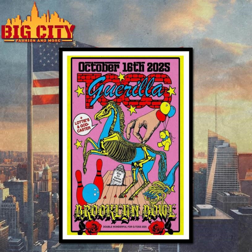Guerilla Toss Show Brooklyn, New York 16 Oct 2025 Poster Shirt
