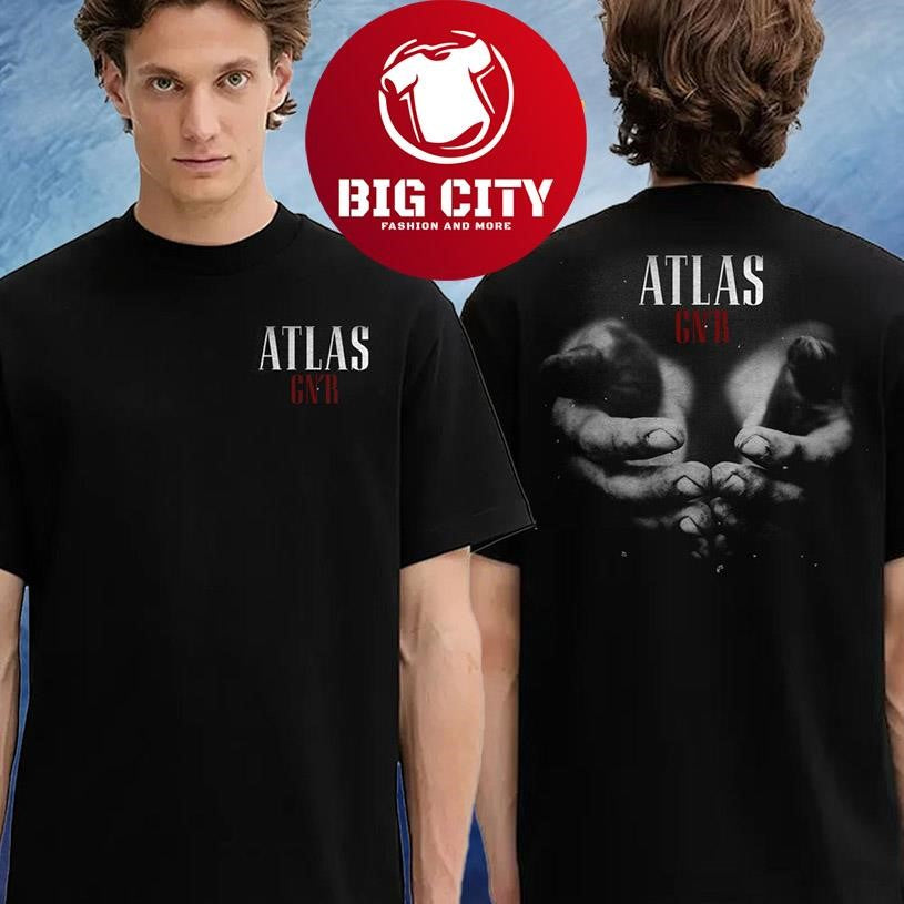 Gun N Roses Merch Tee The Atlas Collection 2025 Two Sided Shirt