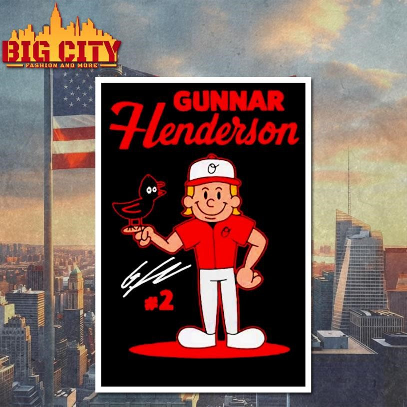 Gunnar Henderson Summer Cartoon Shirt