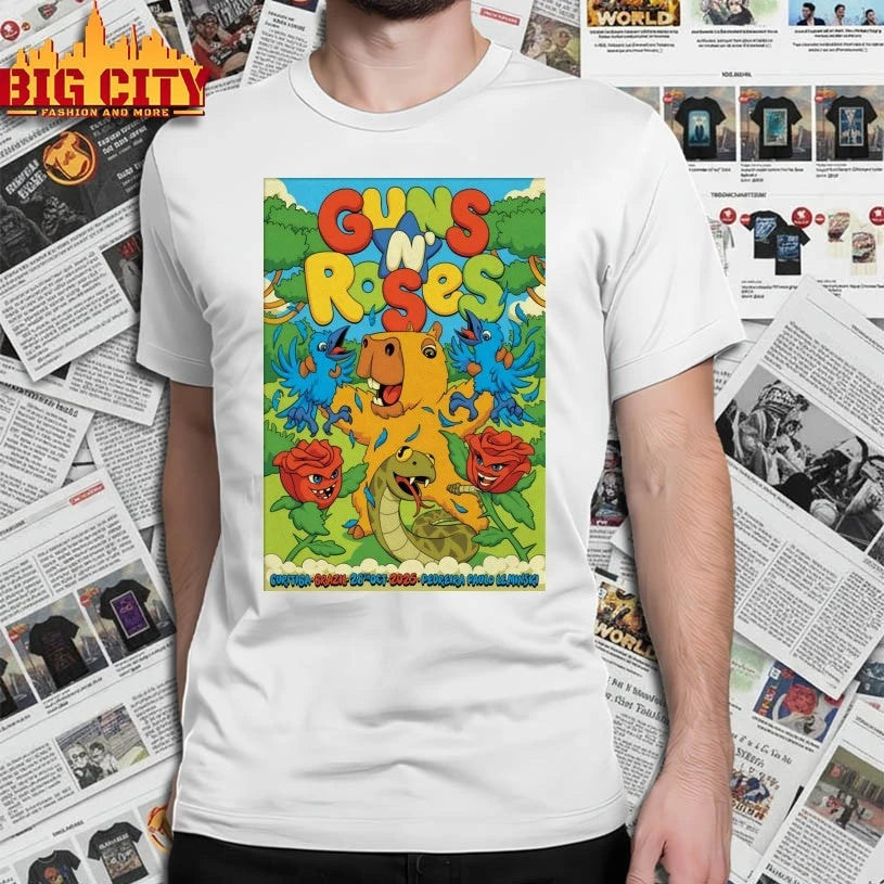Guns N’ Roses Oct 28 2025 In Curitiba Brazil Poster shirt