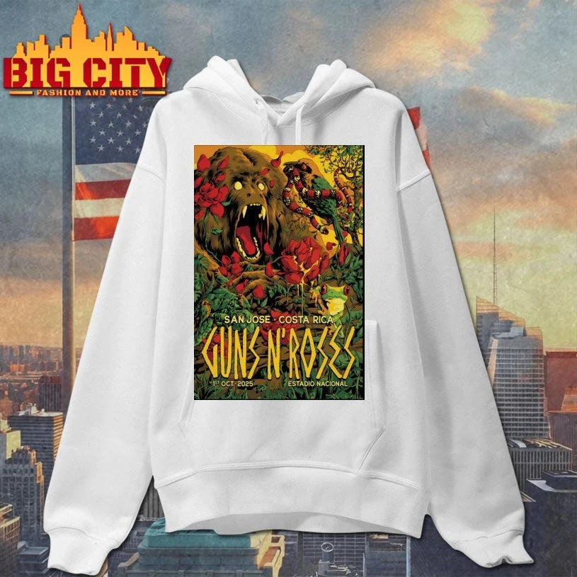 Guns N’ Roses San José Costa Rica 10.1.2025 Poster shirt