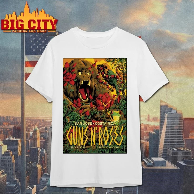 Guns N’ Roses San José Costa Rica 10.1.2025 Poster shirt