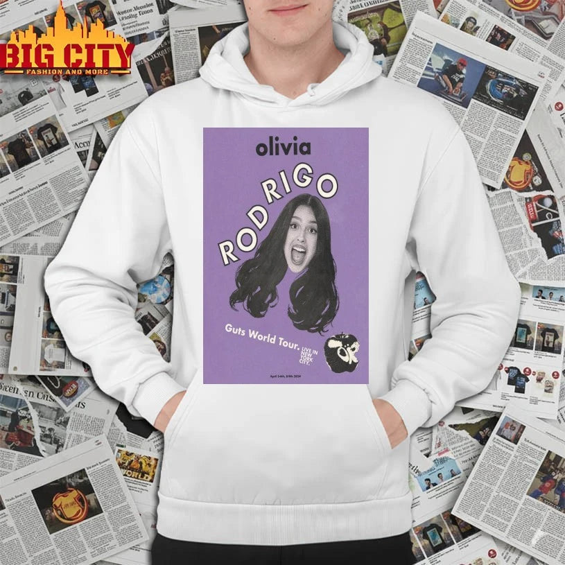 Guts World Tour 2024 Olivia Rodrigo Event New York, NY Poster shirt