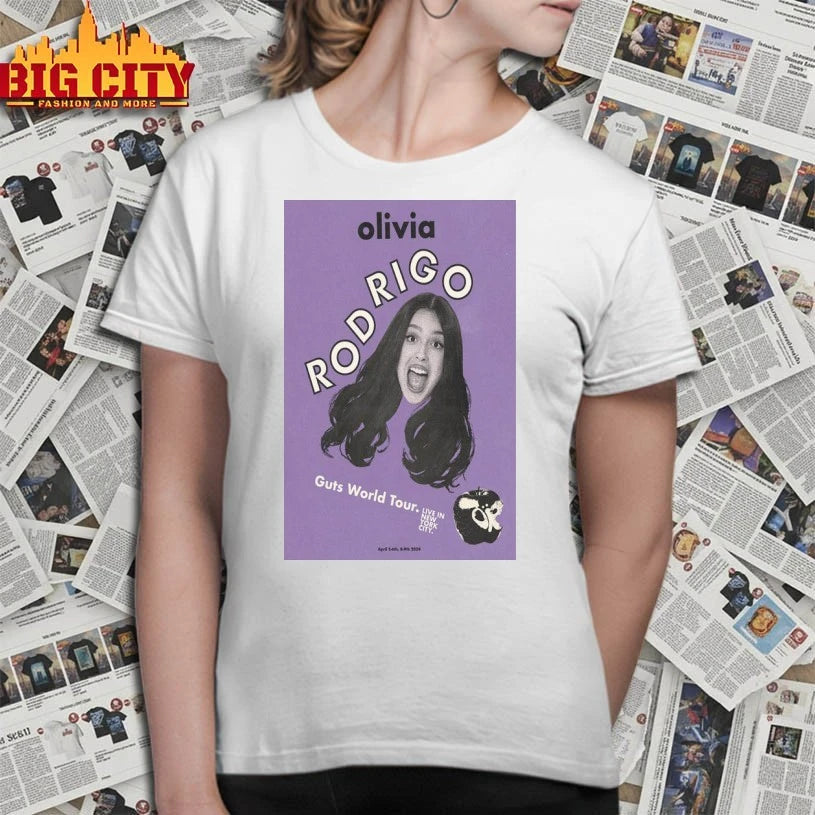Guts World Tour 2024 Olivia Rodrigo Event New York, NY Poster shirt